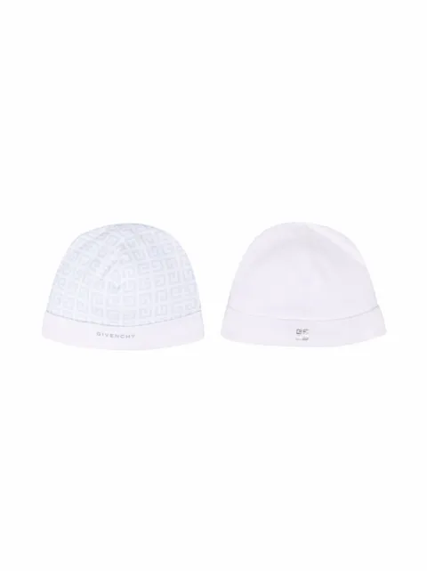 Givenchy Kids طقم طاقية بطبعة شعار الماركة
