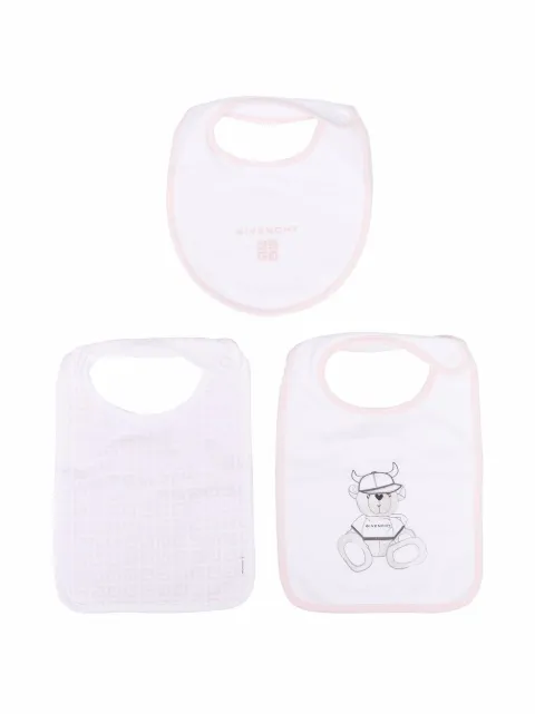 Givenchy Kids set of 3 bibs