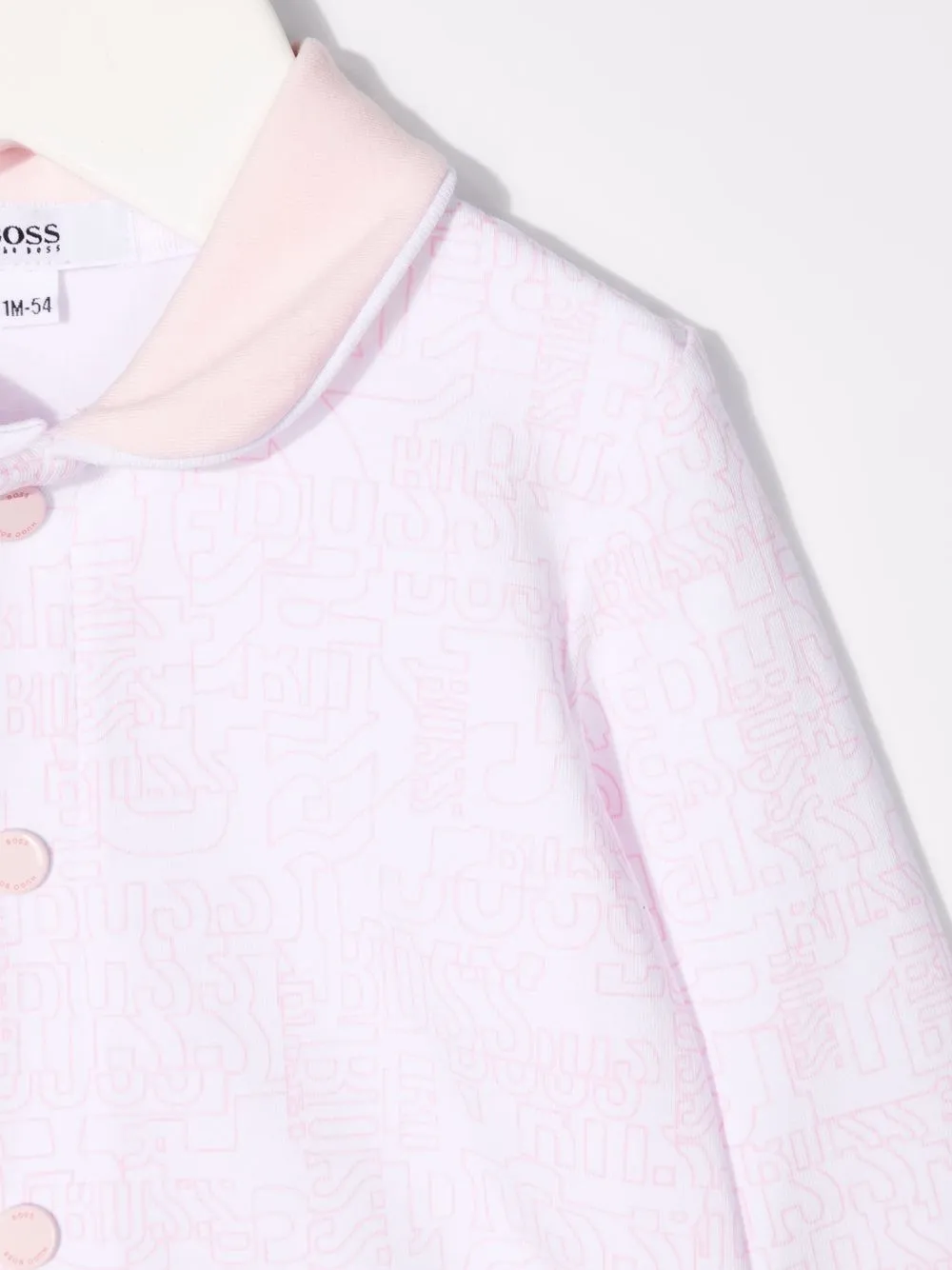 Bosswear Logo-print Cotton Babygrow Set In White