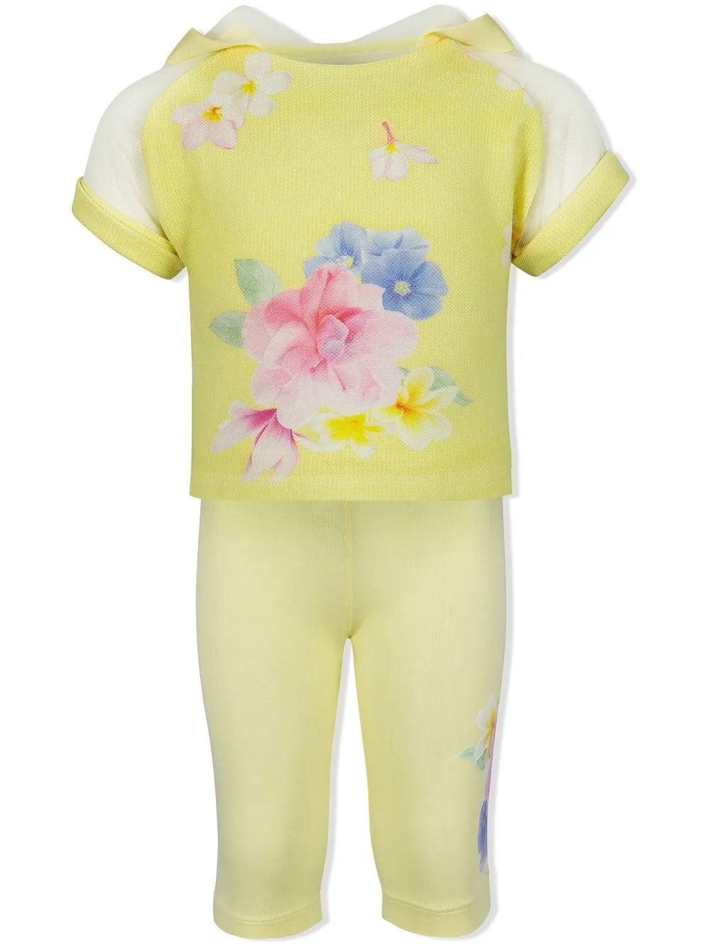 

Lapin House traje deportivo con estampado floral - Amarillo