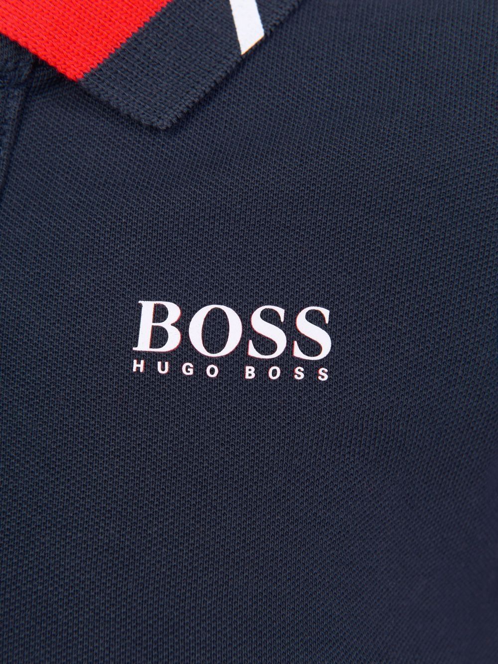 фото Boss kidswear рубашка поло с логотипом