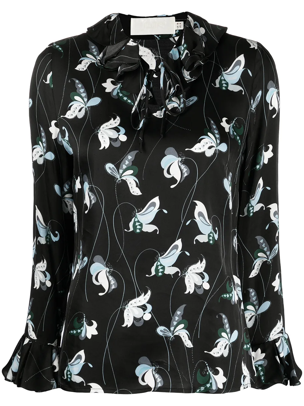 JANE блузка Nymph с цветочным принтом