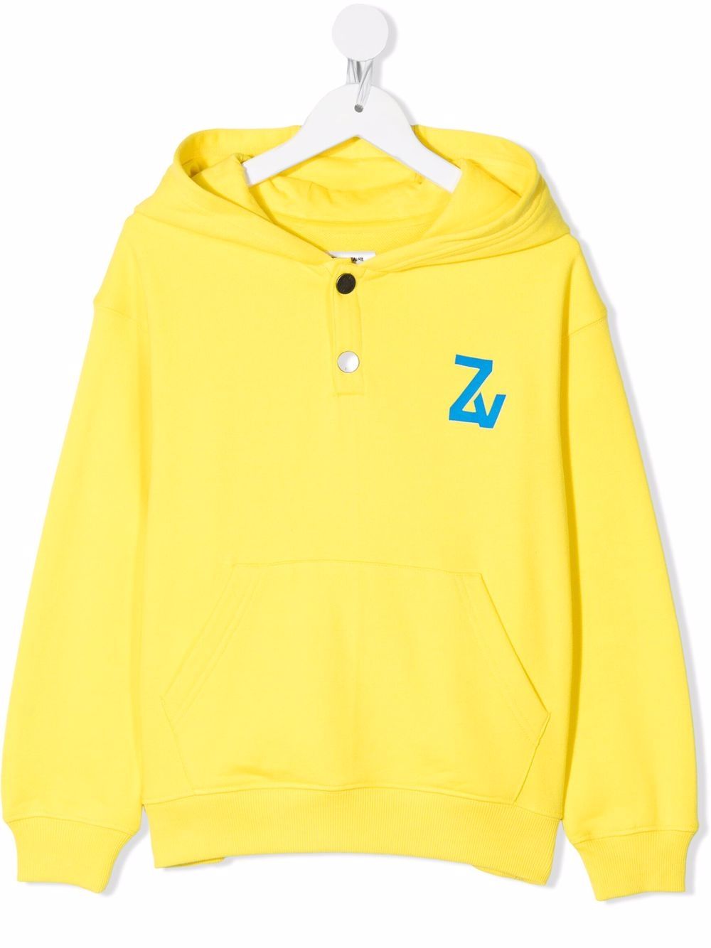 

Zadig & Voltaire Kids hoodie con logo estampado - Amarillo