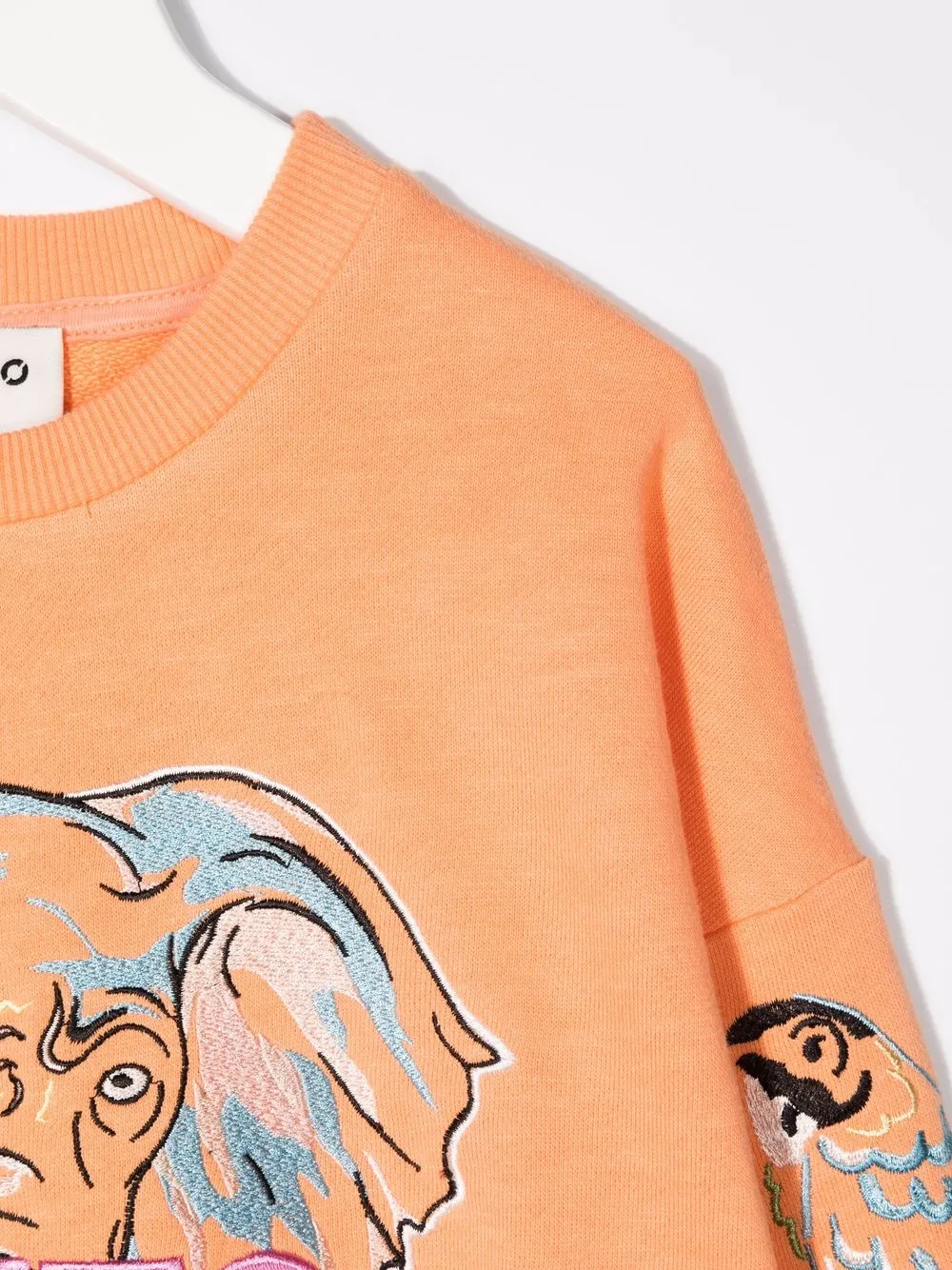 фото Kenzo kids толстовка с принтом elephant