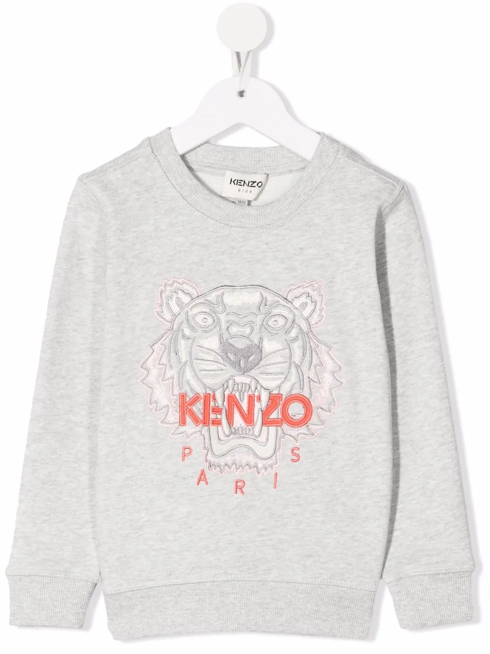 фото Kenzo kids толстовка с вышивкой tiger