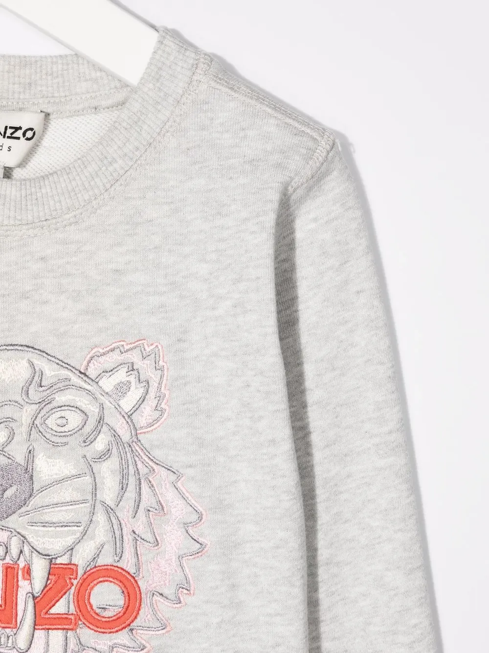 фото Kenzo kids толстовка с вышивкой tiger