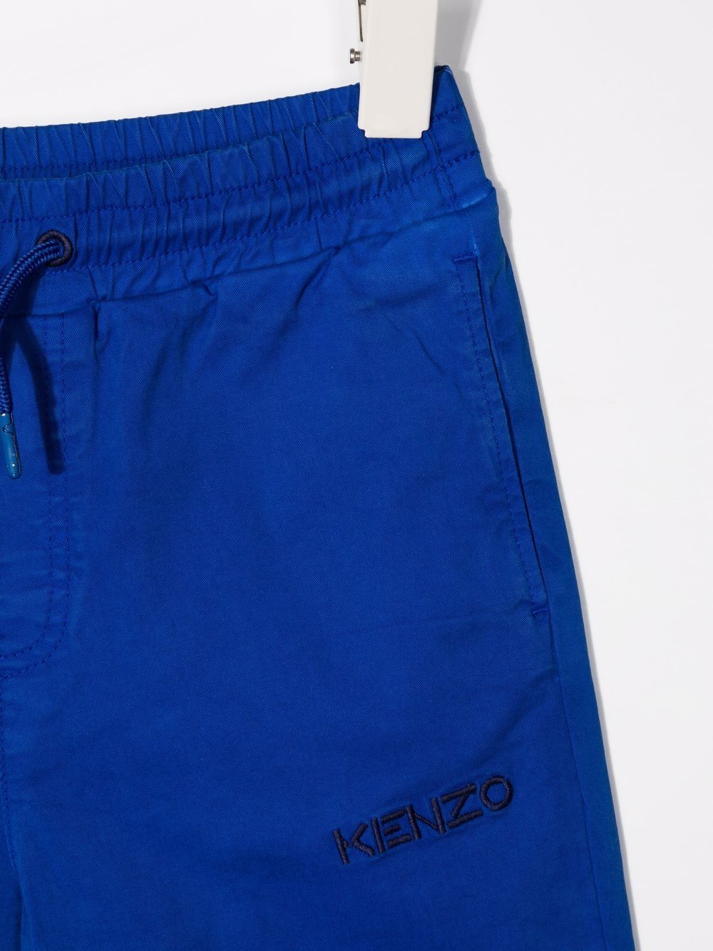 Kenzo Kids embroidered logo Track Shorts Farfetch