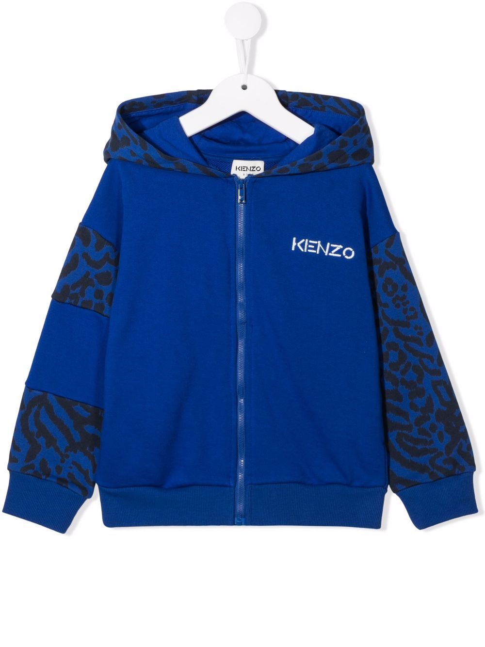 фото Kenzo kids худи на молнии с вышитым логотипом