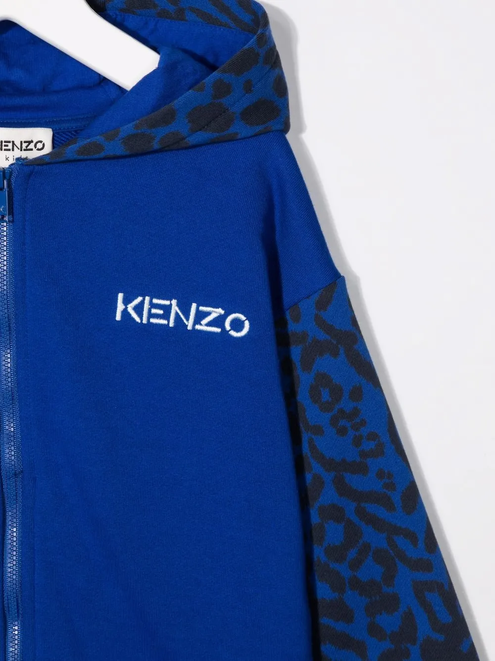 фото Kenzo kids худи на молнии с вышитым логотипом