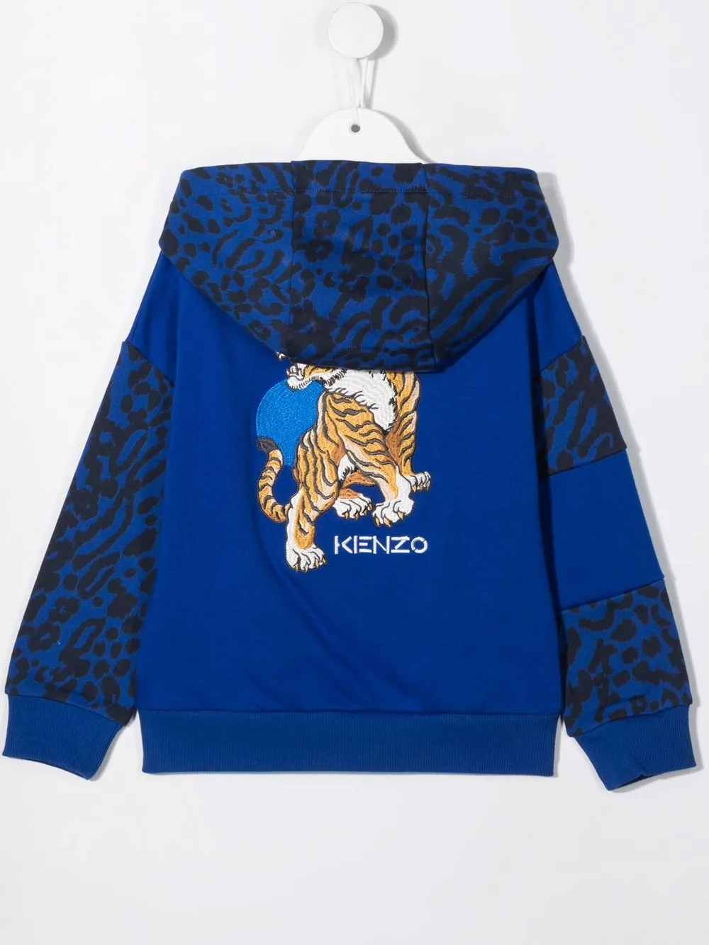 фото Kenzo kids худи на молнии с вышитым логотипом