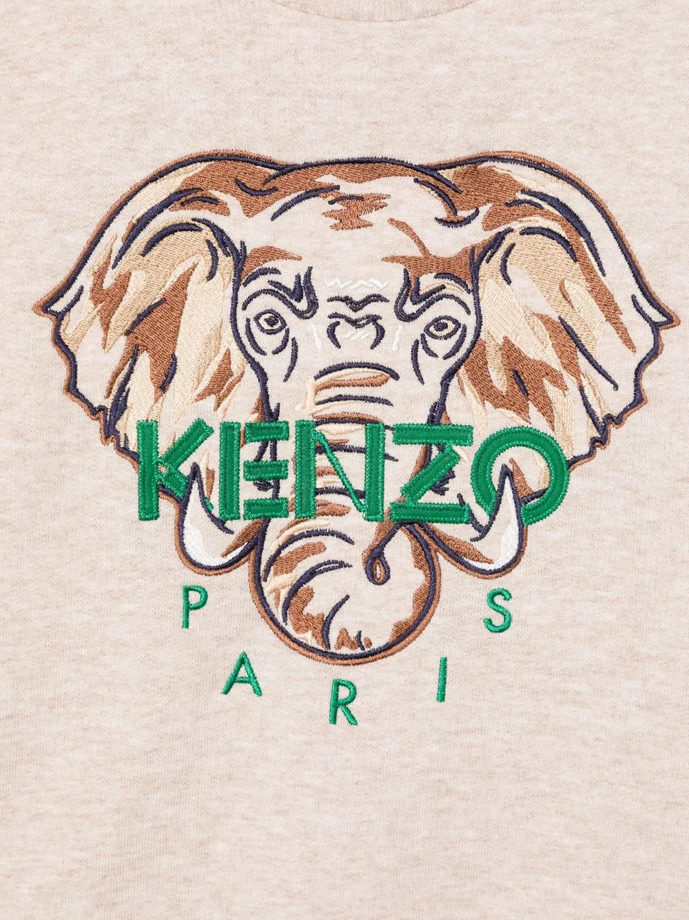 фото Kenzo kids толстовка с вышивкой elephant