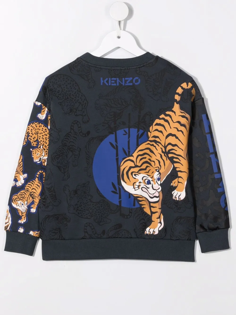 фото Kenzo kids толстовка с вышитым логотипом