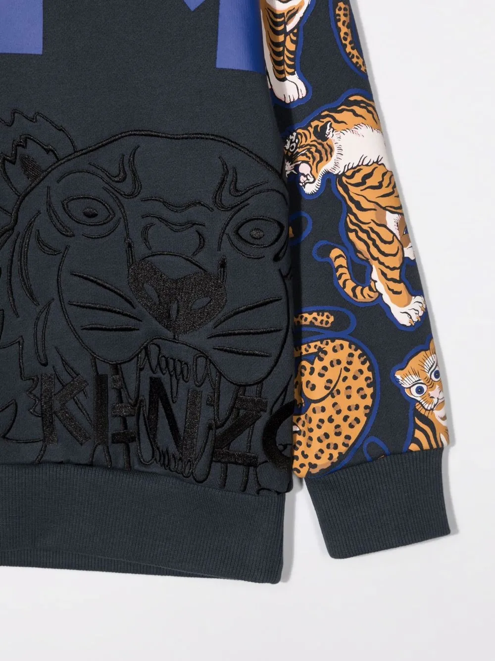 фото Kenzo kids толстовка с вышитым логотипом