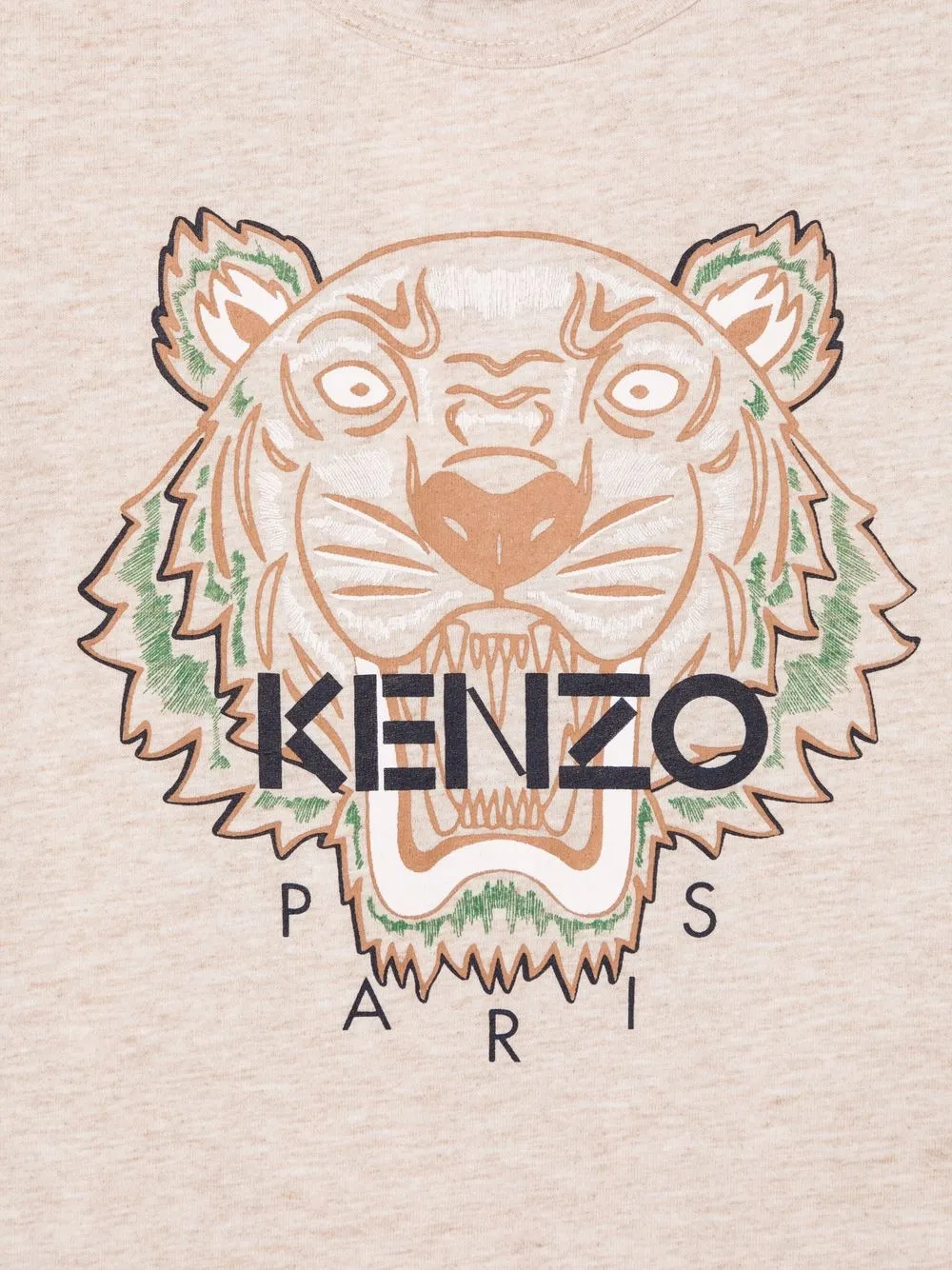 фото Kenzo kids футболка с принтом tiger