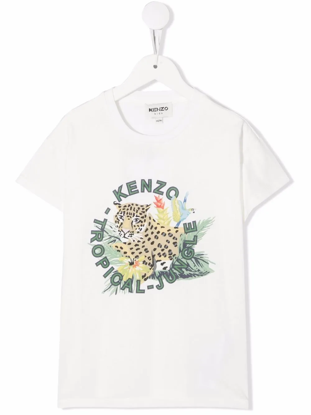 

Kenzo Kids playera con estampado Tigre - Blanco