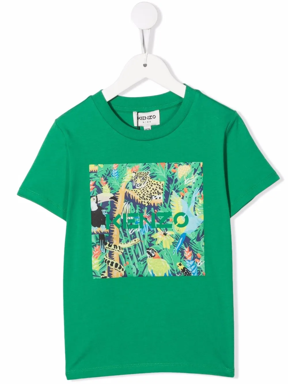 

Kenzo Kids playera con estampado Jungle - Verde