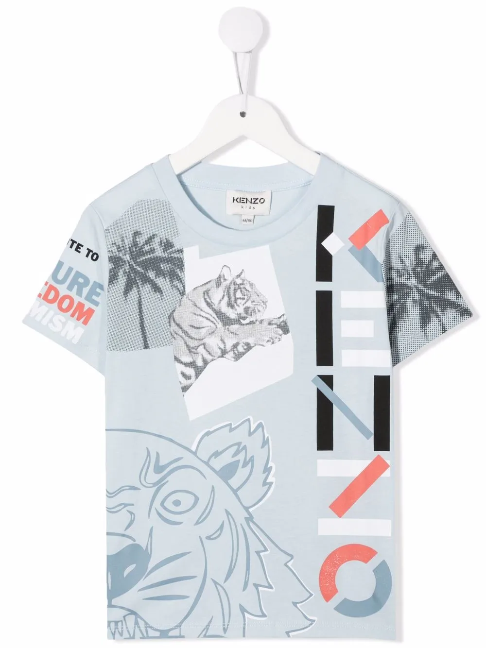 

Kenzo Kids playera con motivo Tigre - Azul