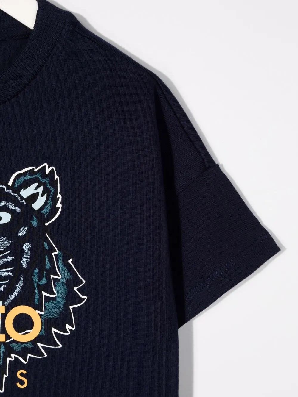 фото Kenzo kids футболка с принтом tiger