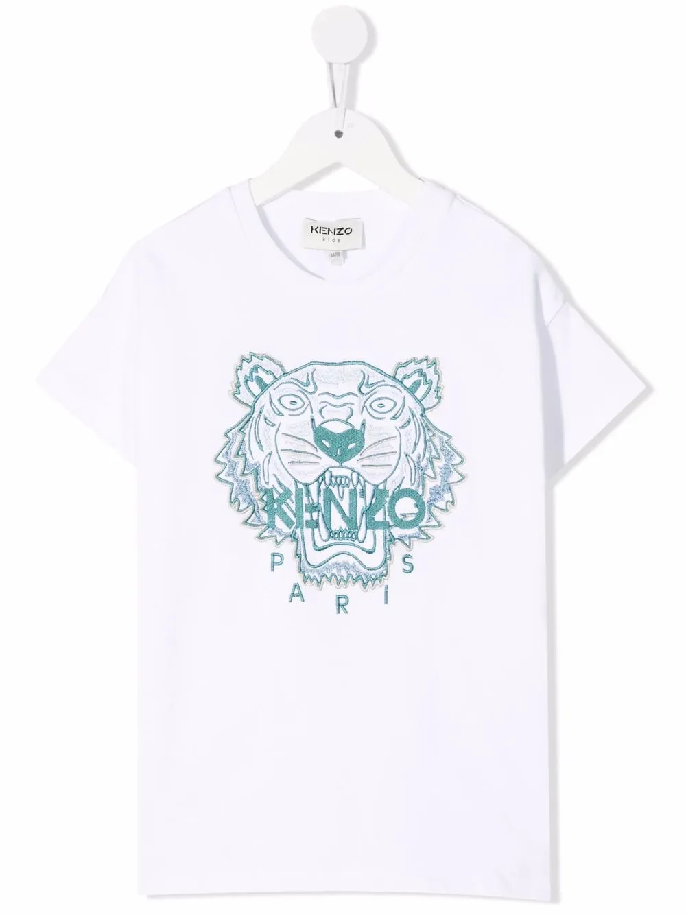 

Kenzo Kids embroidered-logo T-shirt - White