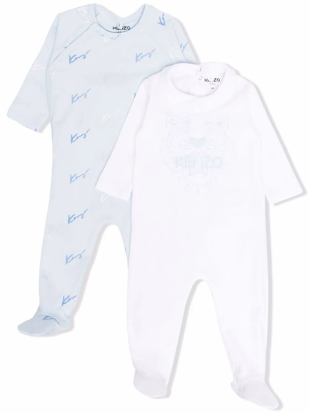

Kenzo Kids cotton babygrow set - Blue