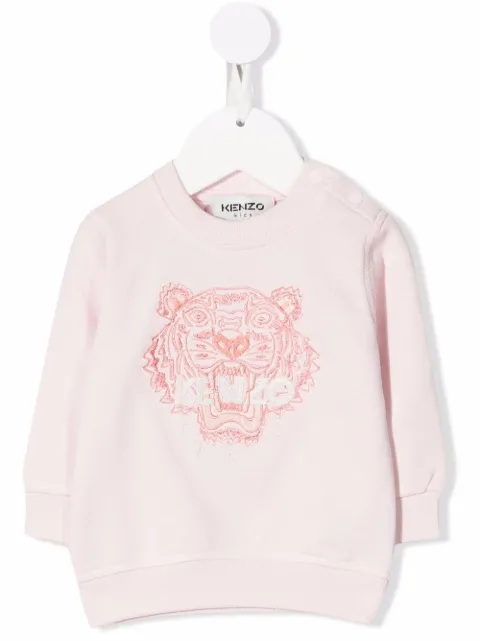 Kenzo Kids سويت شيرت بطبعة رأس نمر