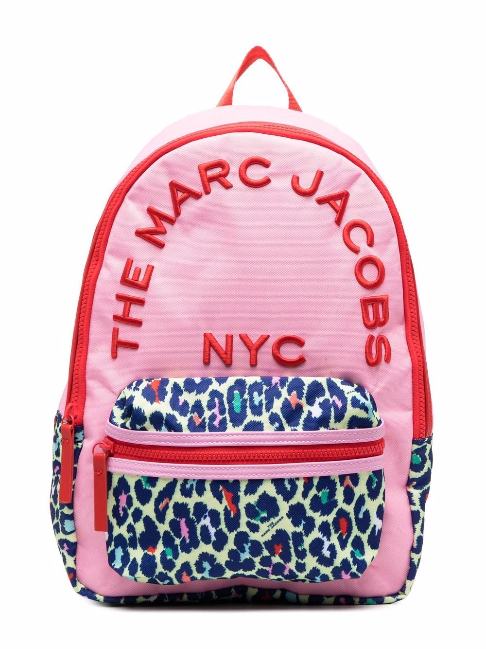Marc Jacobs Leopard-Print Colourblock Backpack