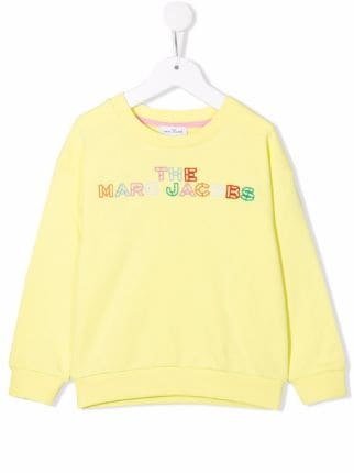 Marc jacobs shop embroidered logo sweatshirt