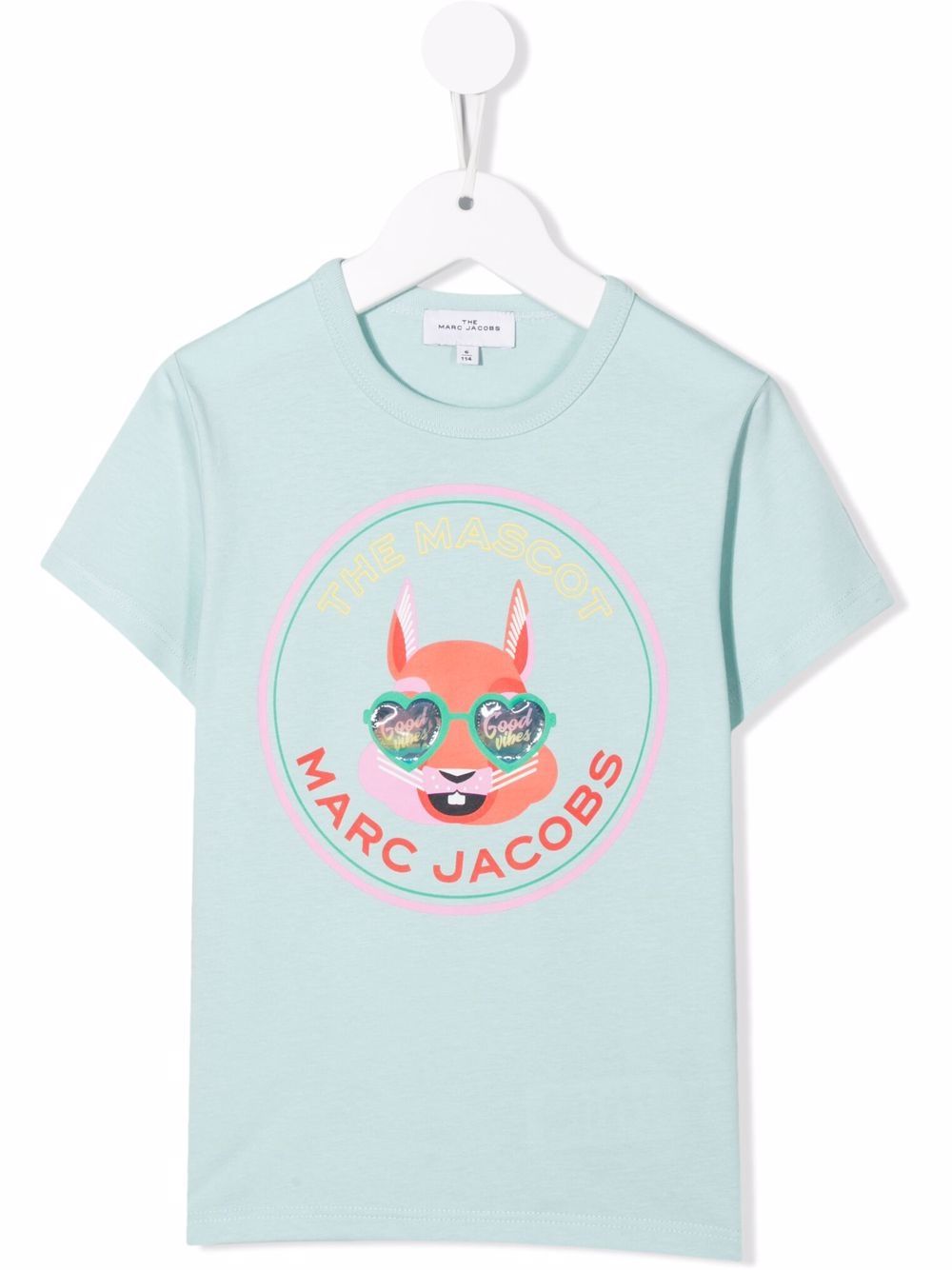 

Marc Jacobs Kids playera con logo estampado - Azul