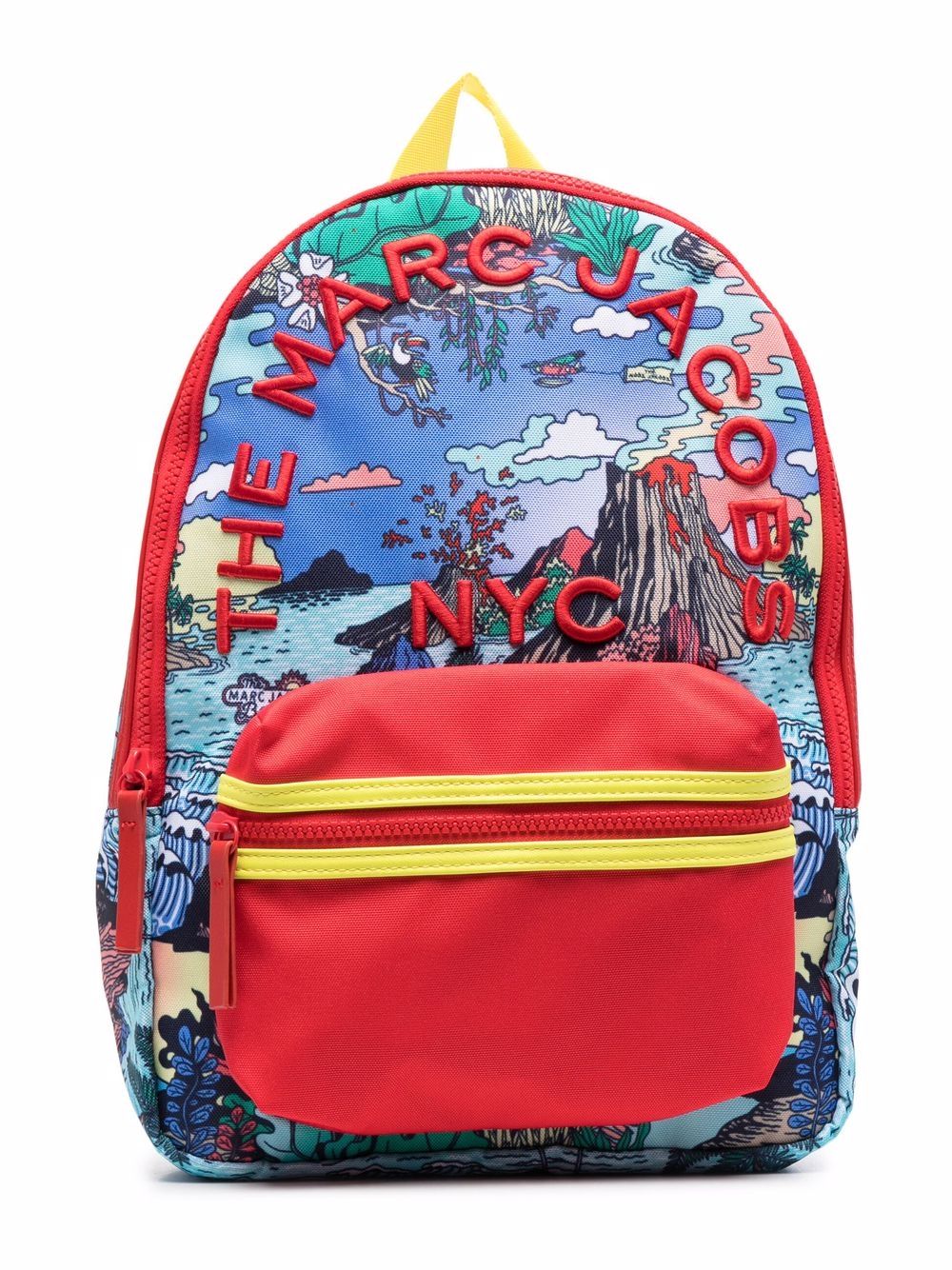 

Marc Jacobs Kids mochila con estampado gráfico - Azul