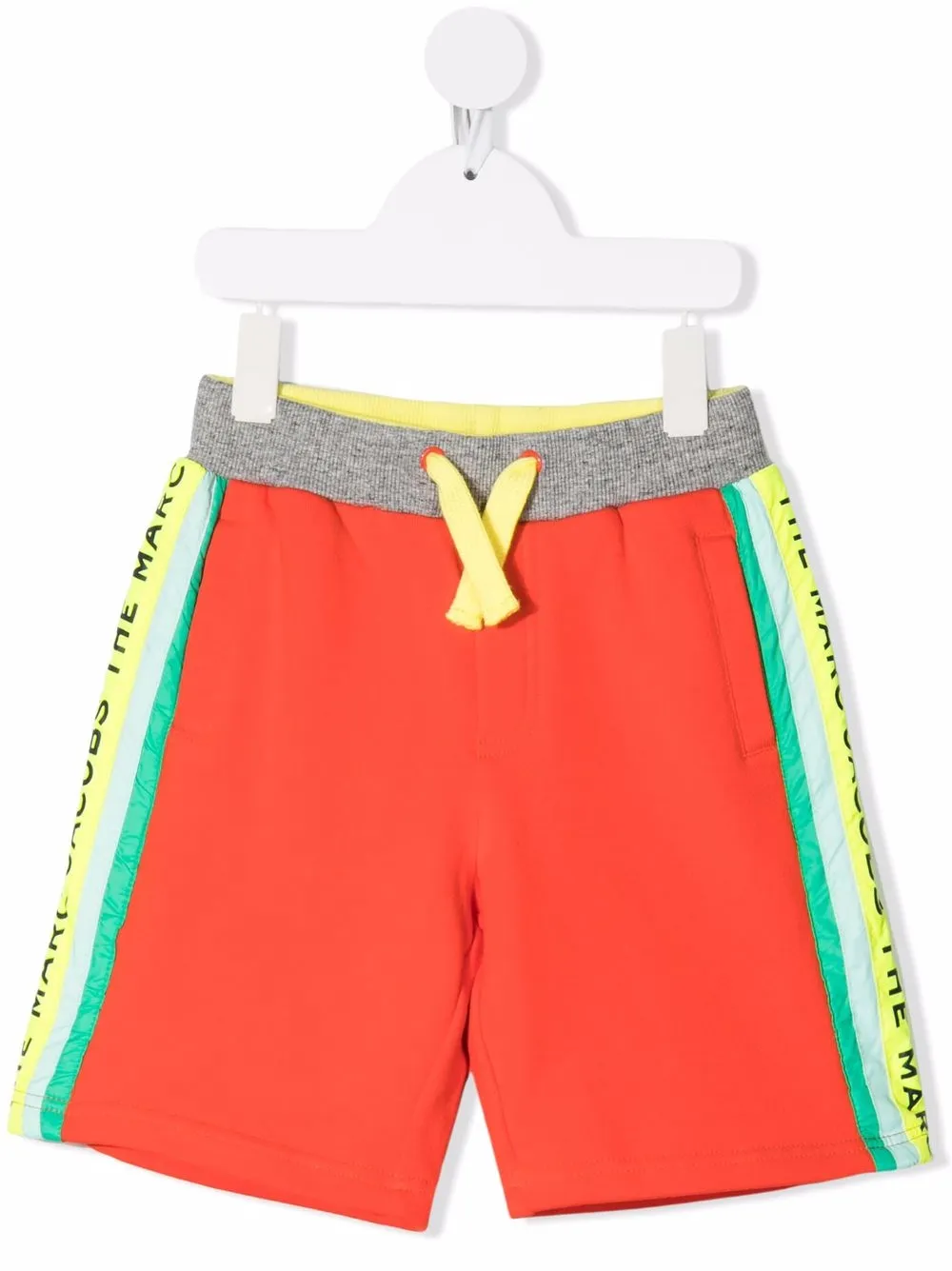 

Marc Jacobs Kids logo-tape track shorts - Orange