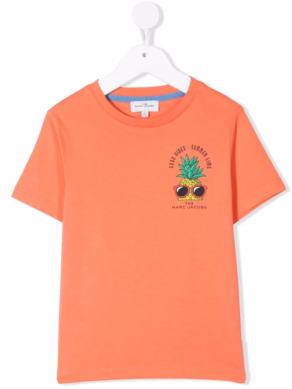 

Marc Jacobs Kids pineapple-print organic cotton T-shirt - Orange