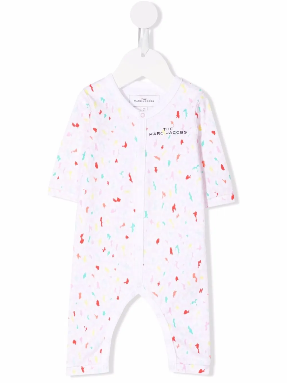 

Marc Jacobs Kids mameluco con estampado abstracto - Rosado