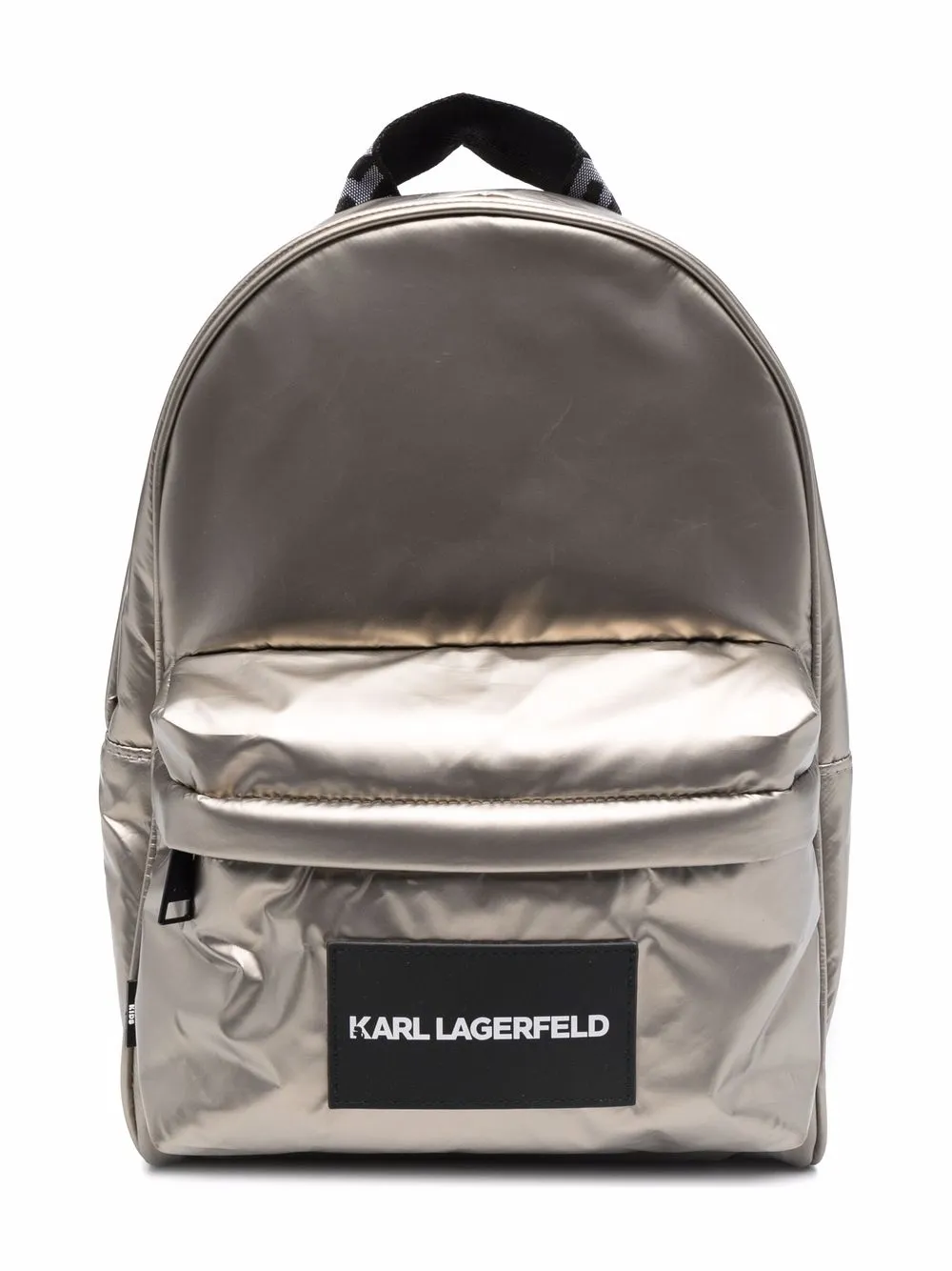 

Karl Lagerfeld Kids mochila con parche del logo - Dorado