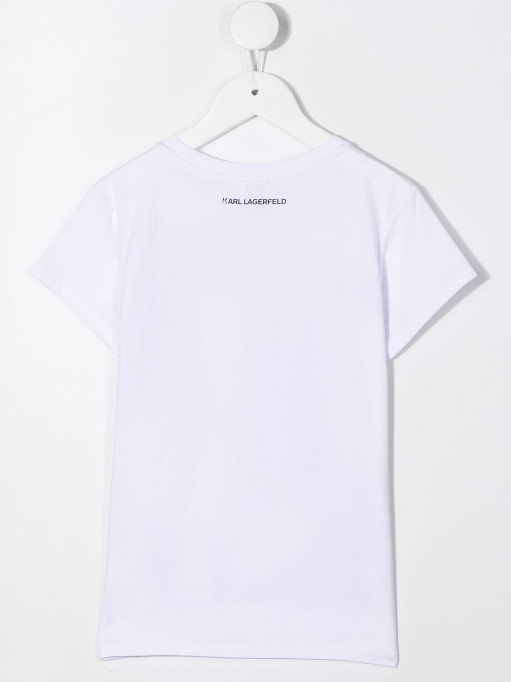 Karl Lagerfeld Kids T-shirt met logo - Wit