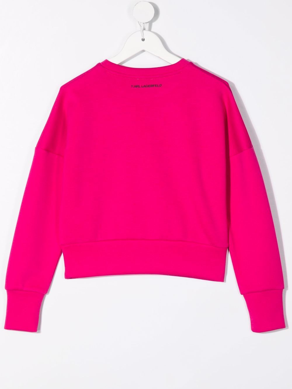 Karl Lagerfeld Kids Sweater met print - Roze