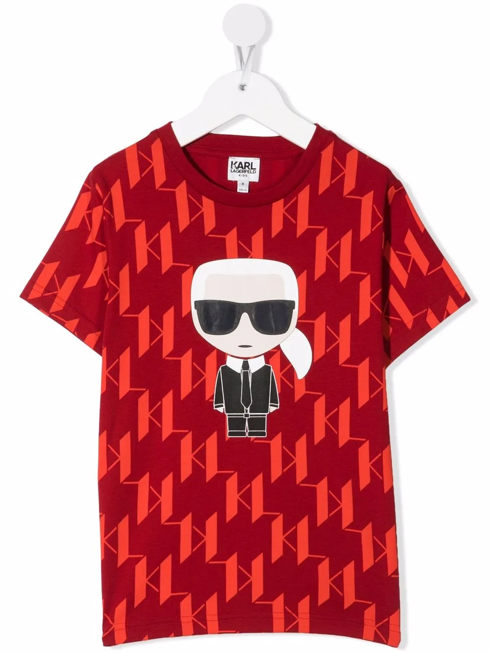 

Karl Lagerfeld Kids playera K/Ikonik - Rojo