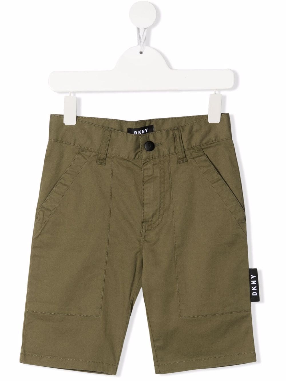 

Dkny Kids four-pocket chino shorts - Green