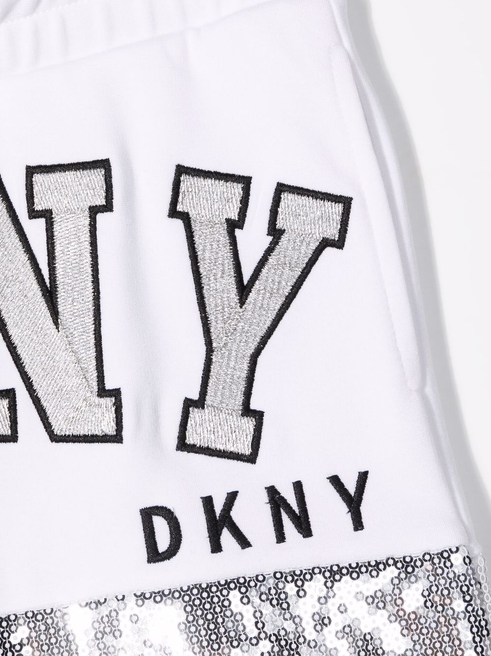 фото Dkny kids шорты с логотипом и пайетками