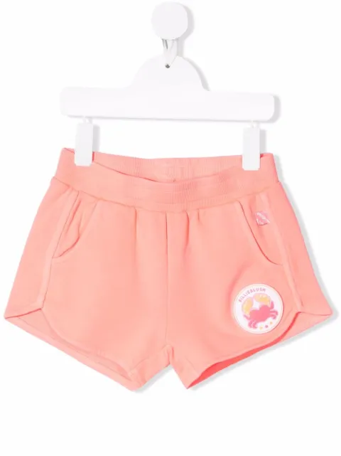 Billieblush shorts deportivos con parche del logo