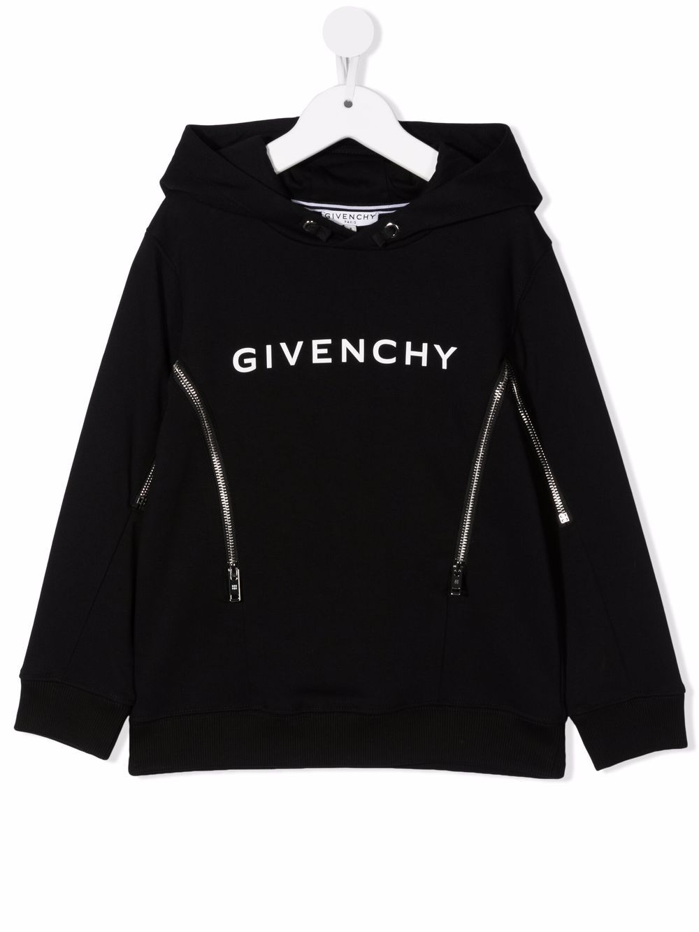 Givenchy Kids Logo Print Hoodie - Farfetch