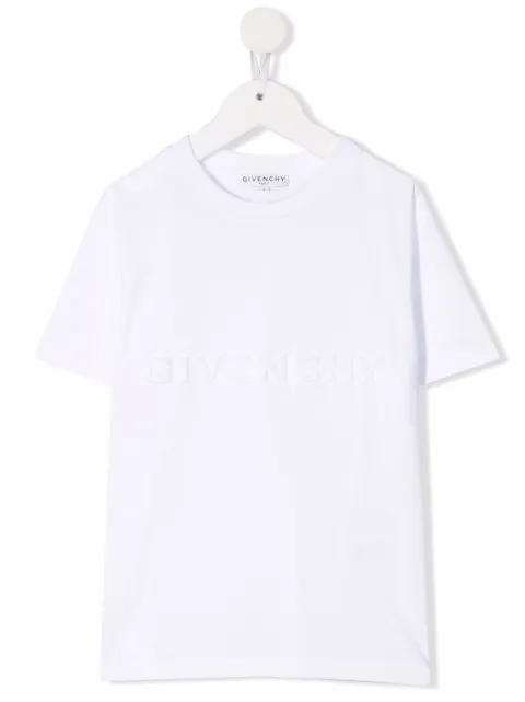 Givenchy Kids 4G embroidered jersey T-shirt