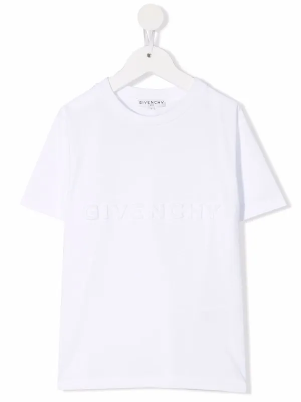 Givenchy Kids 4G embroidered jersey T-shirt