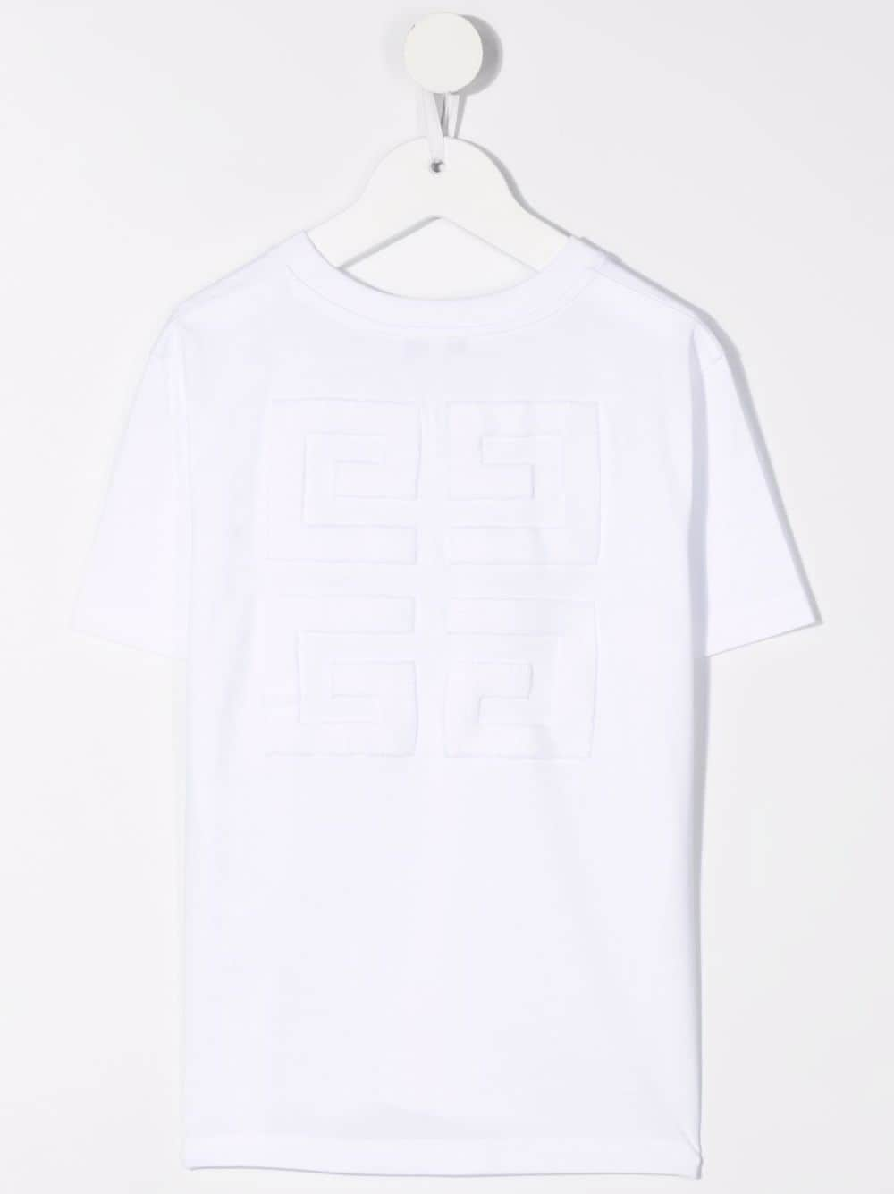 Givenchy Kids T-shirt met logoprint - Wit