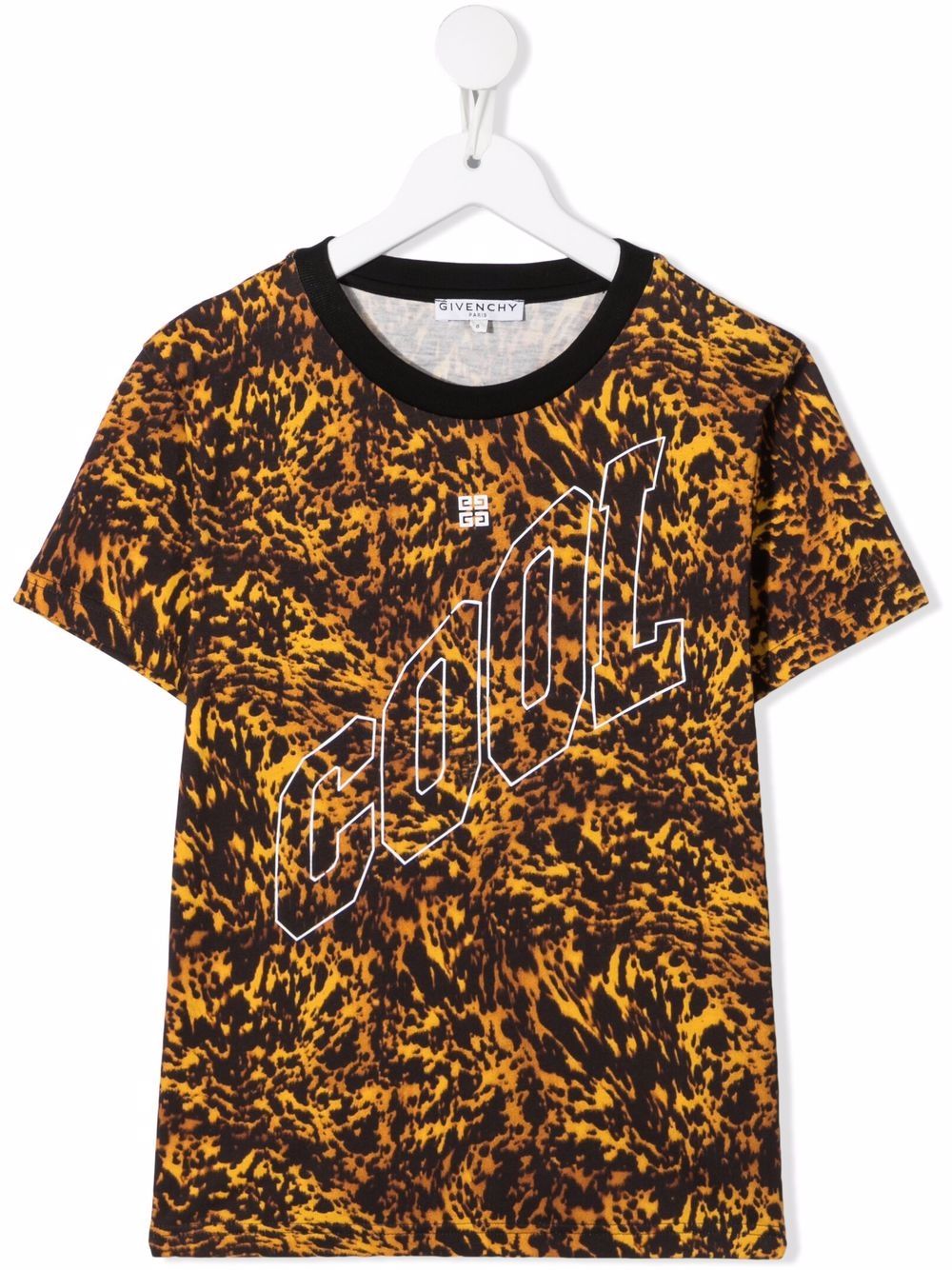 Image 1 of Givenchy Kids abstract-print cotton T-Shirt