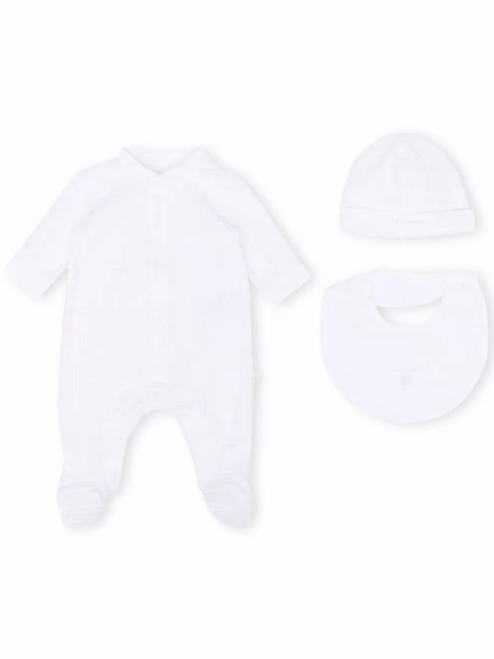 

Givenchy Kids 4G motif babygrow set - White