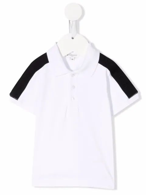 Givenchy Kids قميص بولو متباين الألوان