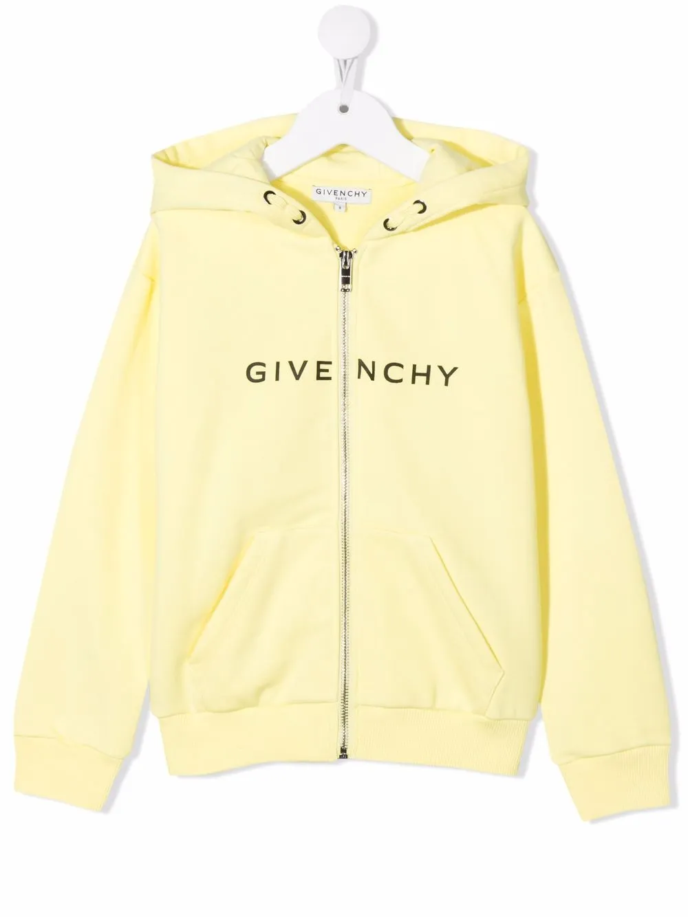 

Givenchy Kids hoodie con logo estampado - Amarillo