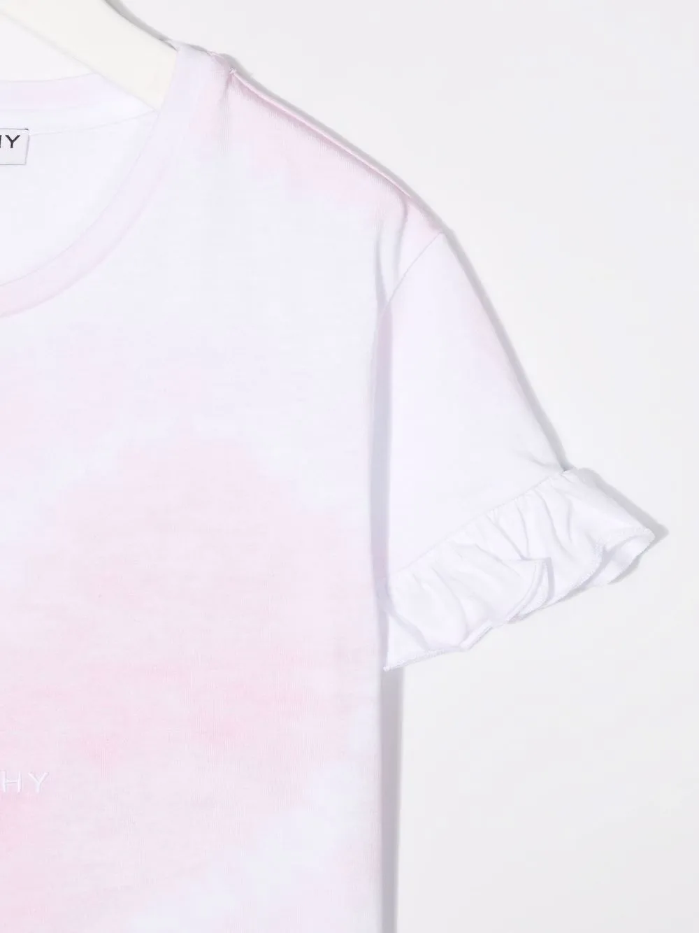 фото Givenchy kids футболка heart с принтом тай-дай