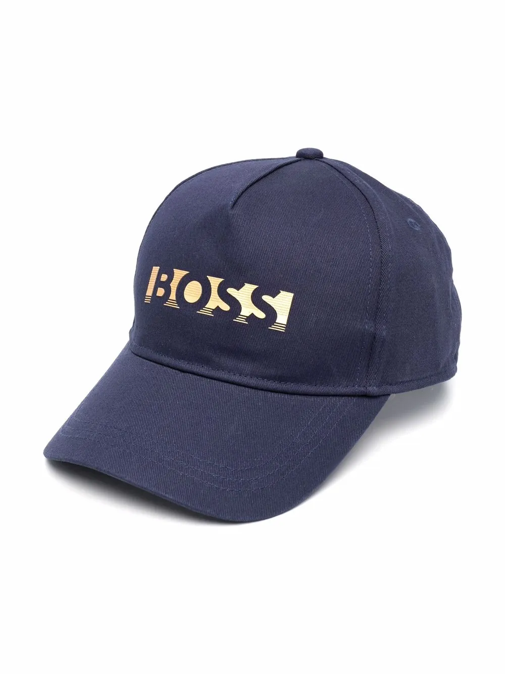 

BOSS Kidswear gorra con logo estampado - Azul