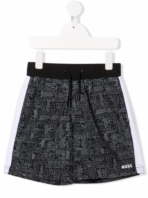 BOSS Kidswear shorts deportivos con logo